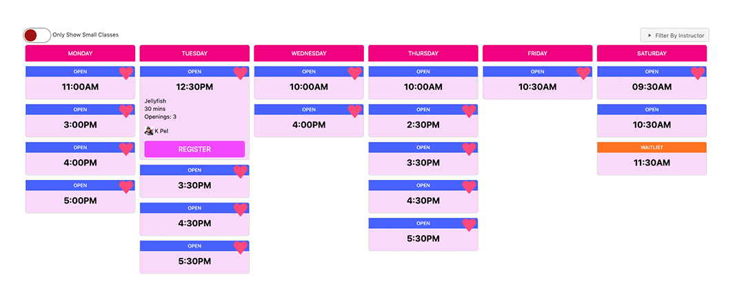 action rabbit calendar example 2